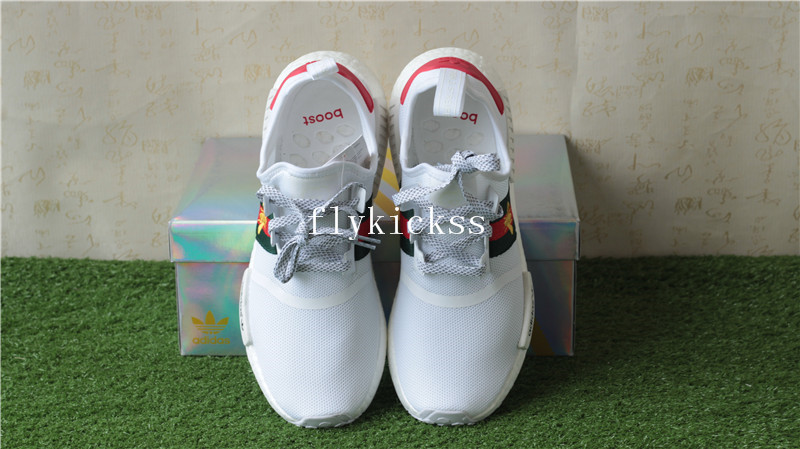 Real Boost Adidas NMD R1 X GC Bee White